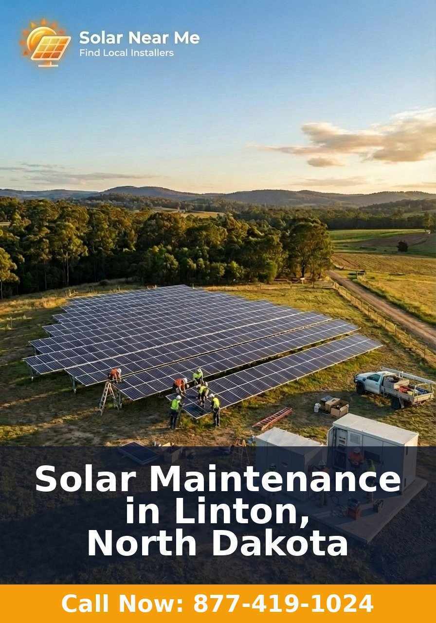 Solar Maintenance in Linton, North Dakota