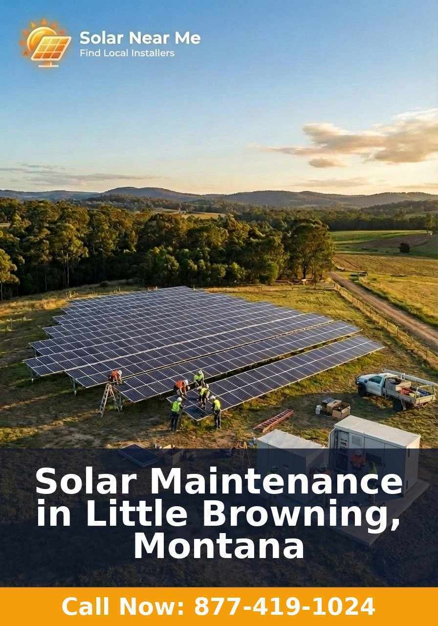 Solar Maintenance in Little Browning, Montana