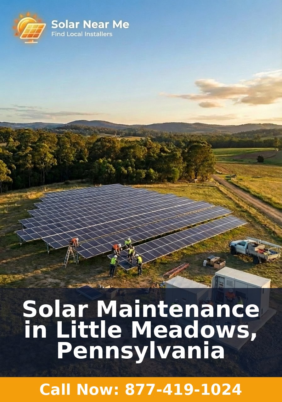 Solar Maintenance in Little Meadows, Pennsylvania
