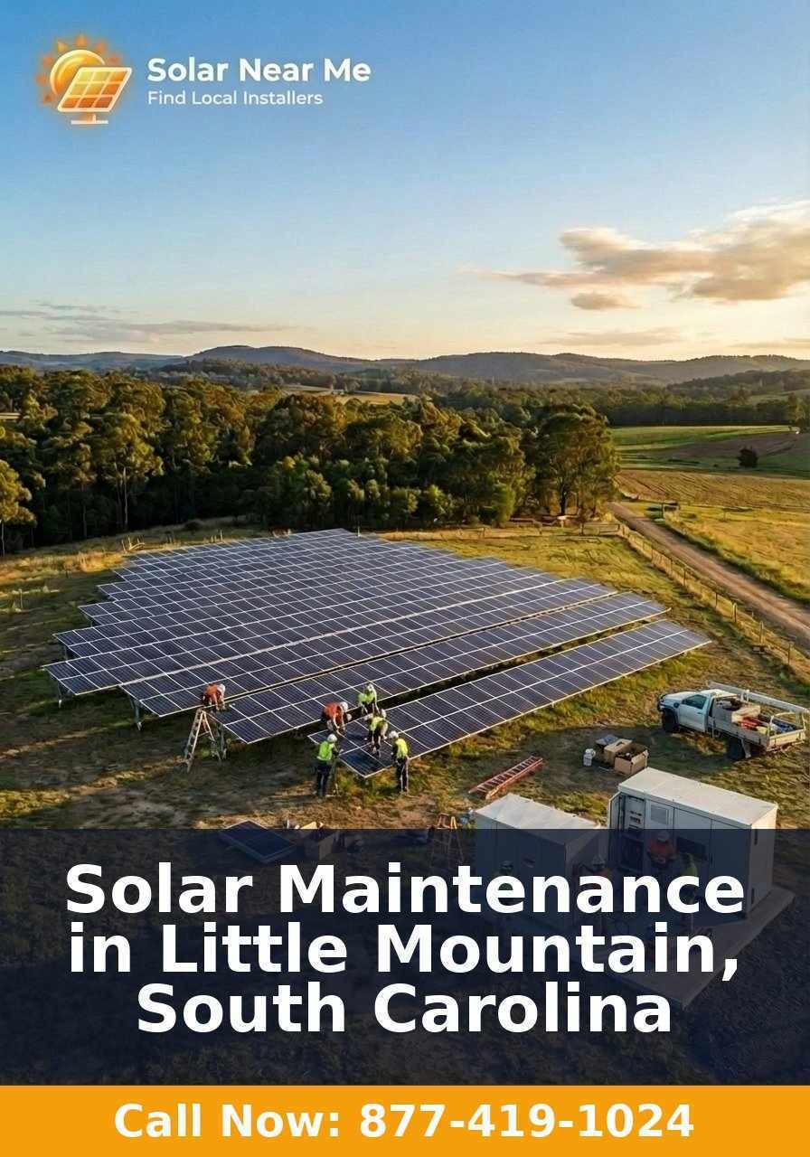 Solar Maintenance in Little Mountain, South Carolina