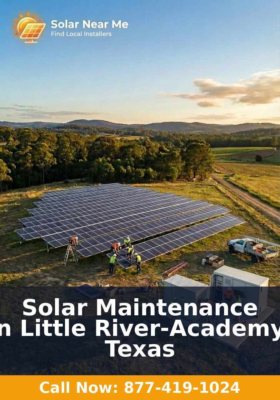 Solar Maintenance in Little River-Academy, Texas