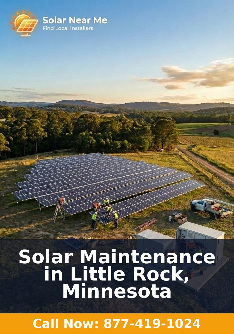 Solar Maintenance in Little Rock, Minnesota