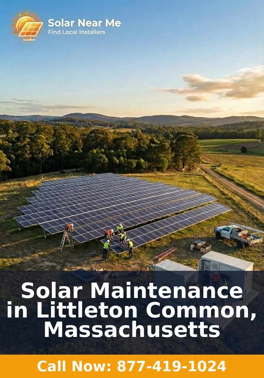 Solar Maintenance in Littleton Common, Massachusetts
