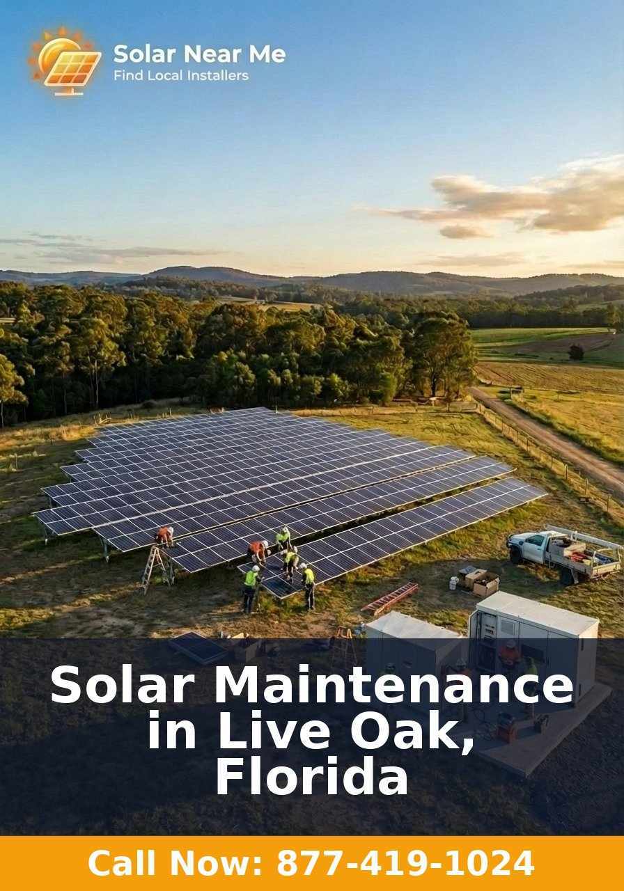 Solar Maintenance in Live Oak, Florida