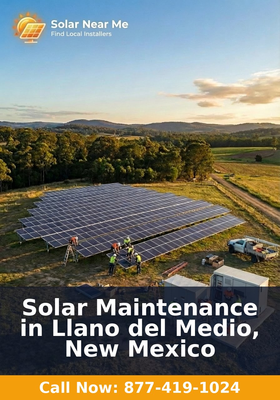 Solar Maintenance in Llano del Medio, New Mexico