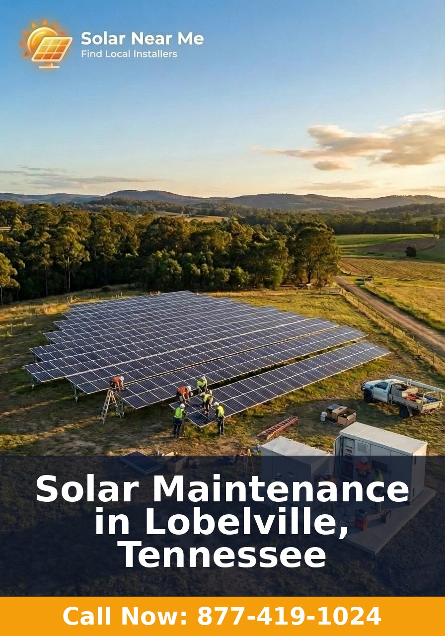 Solar Maintenance in Lobelville, Tennessee
