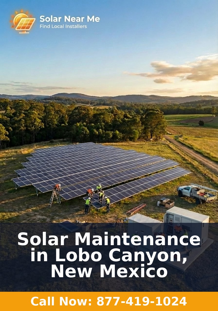 Solar Maintenance in Lobo Canyon, New Mexico