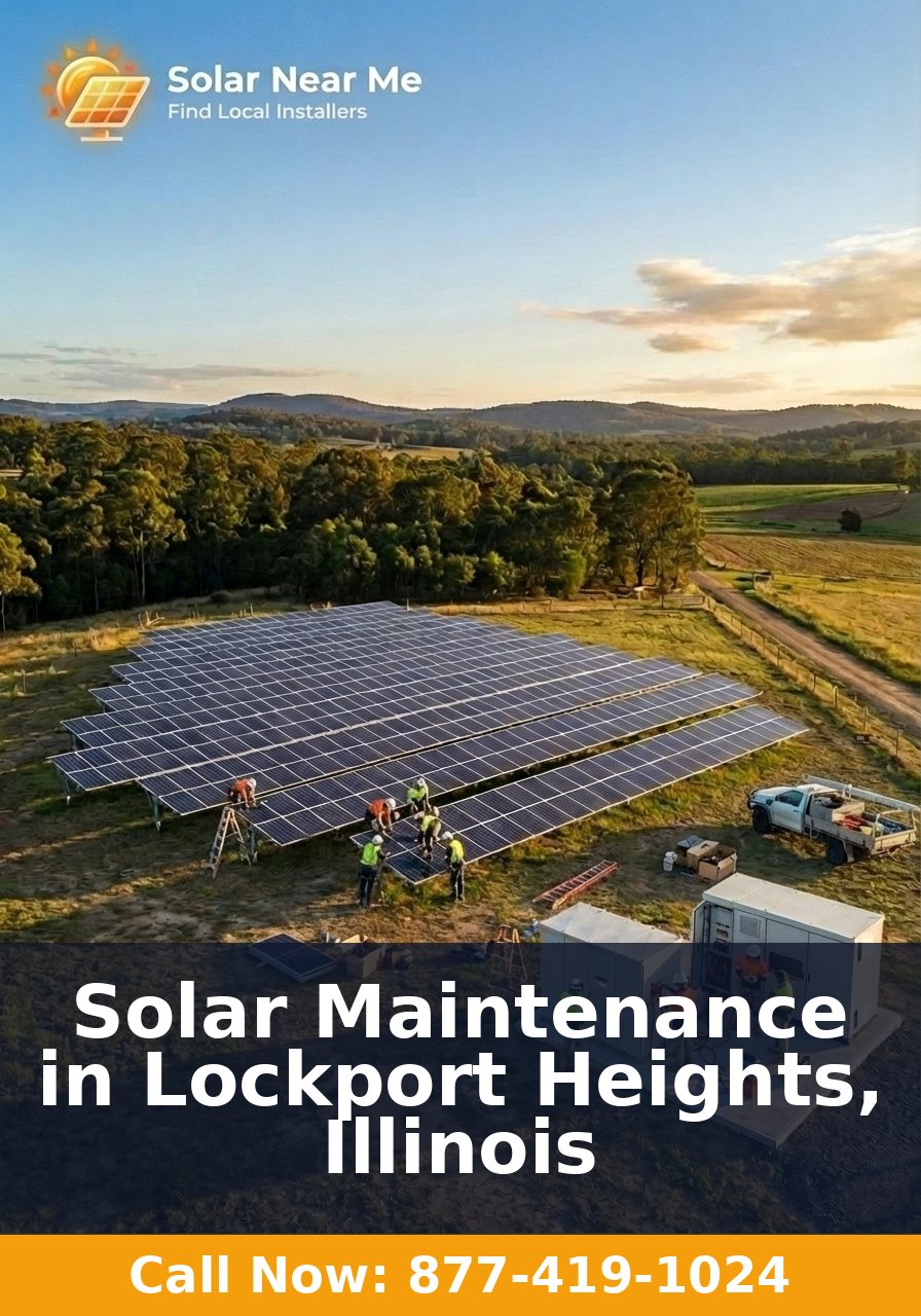 Solar Maintenance in Lockport Heights, Illinois