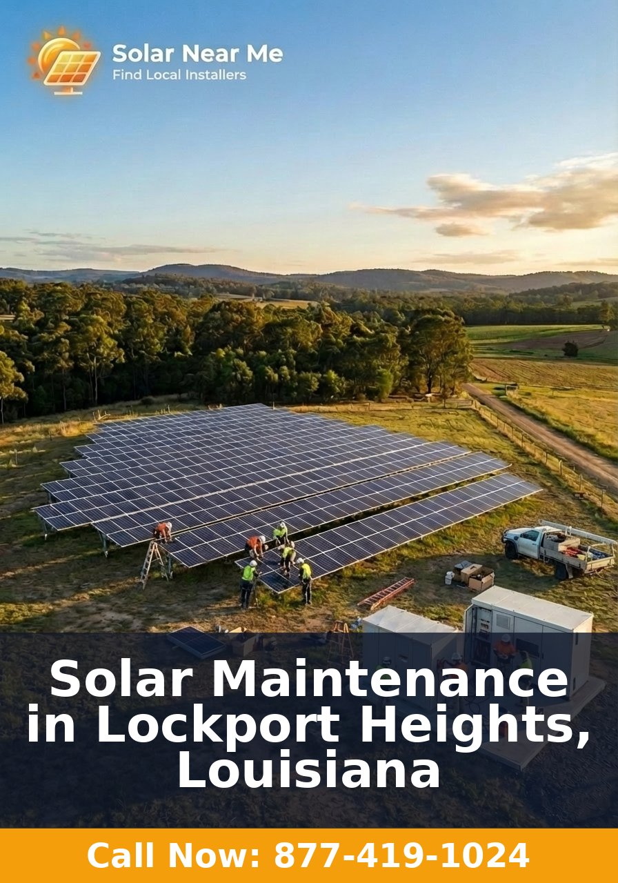 Solar Maintenance in Lockport Heights, Louisiana