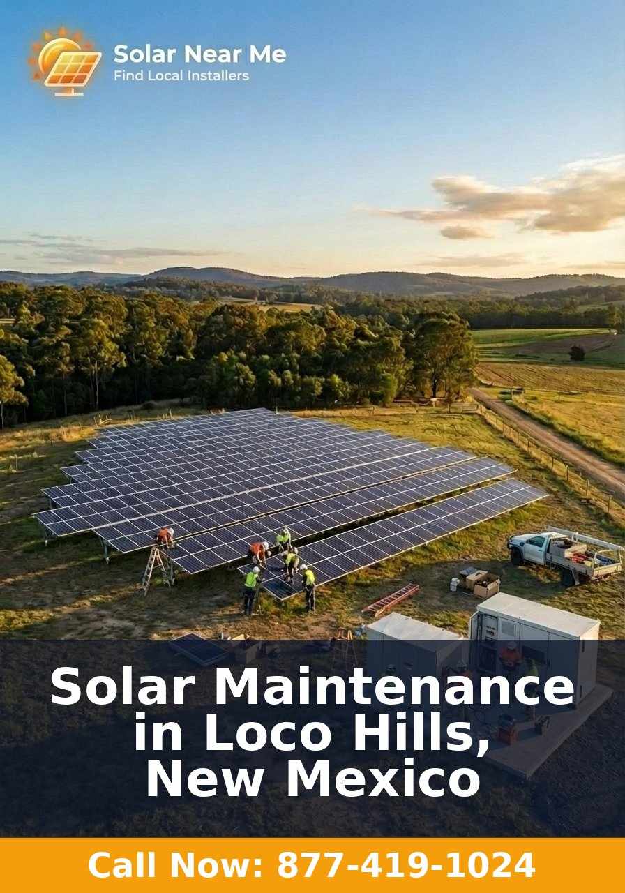 Solar Maintenance in Loco Hills, New Mexico