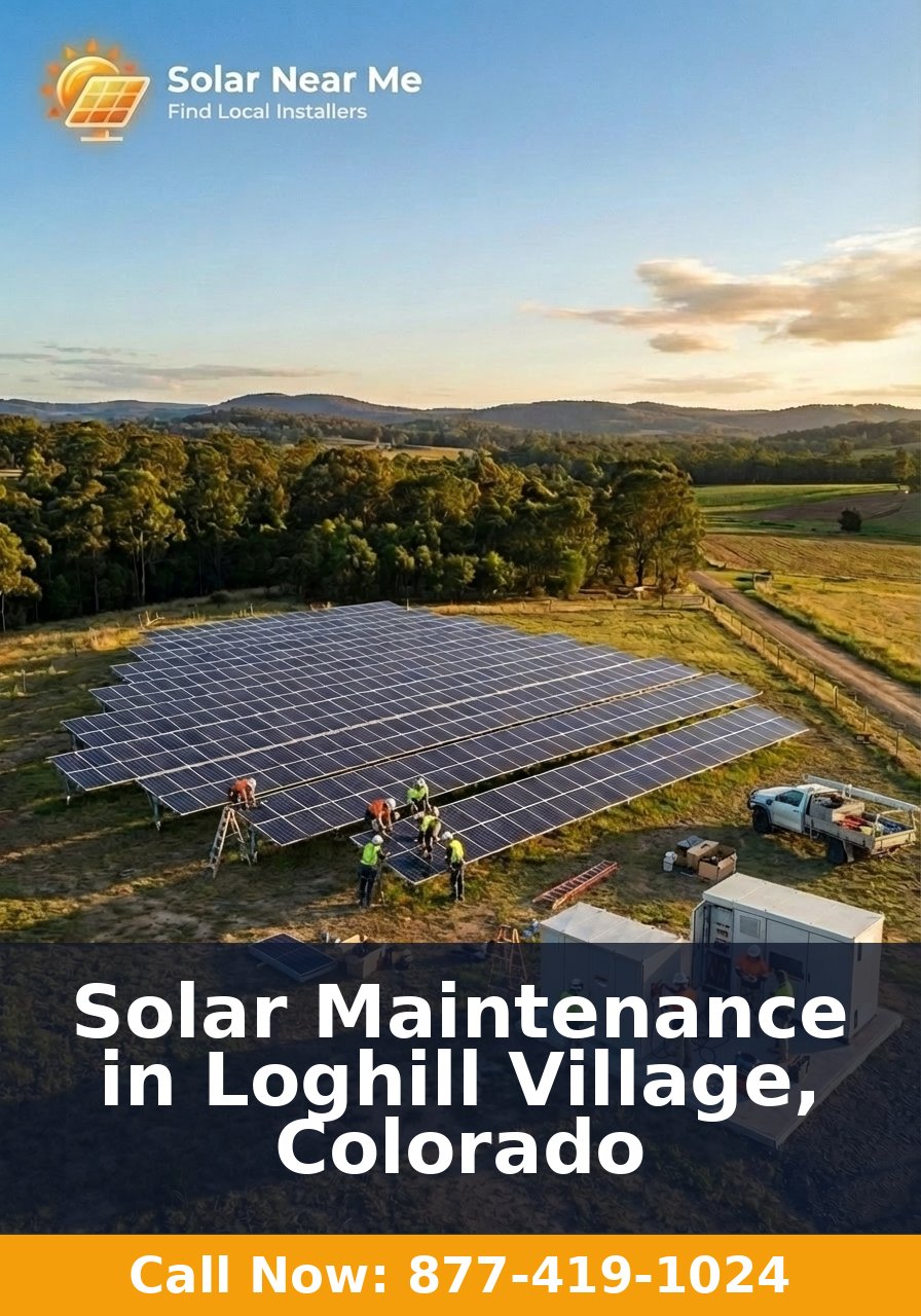 Solar Maintenance in Loghill Village, Colorado