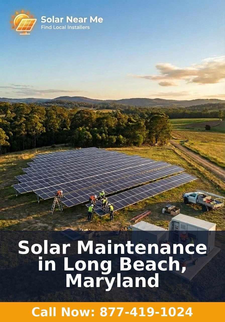 Solar Maintenance in Long Beach, Maryland