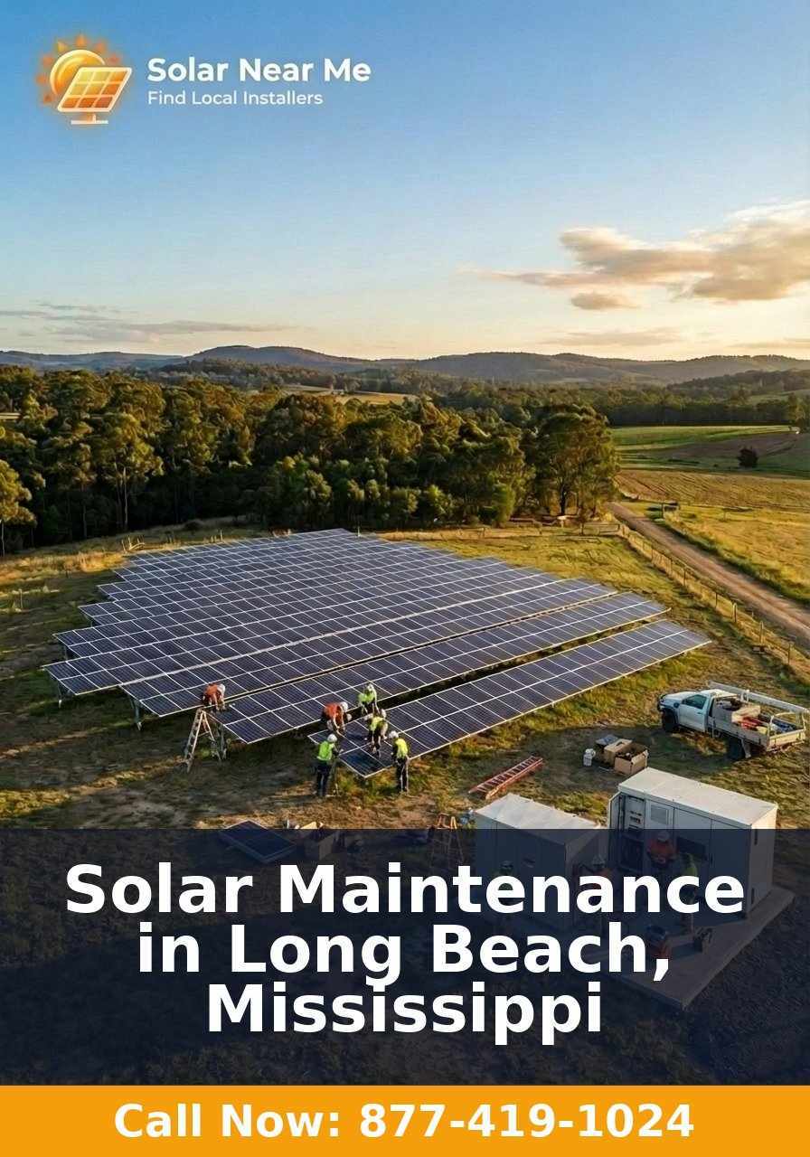 Solar Maintenance in Long Beach, Mississippi