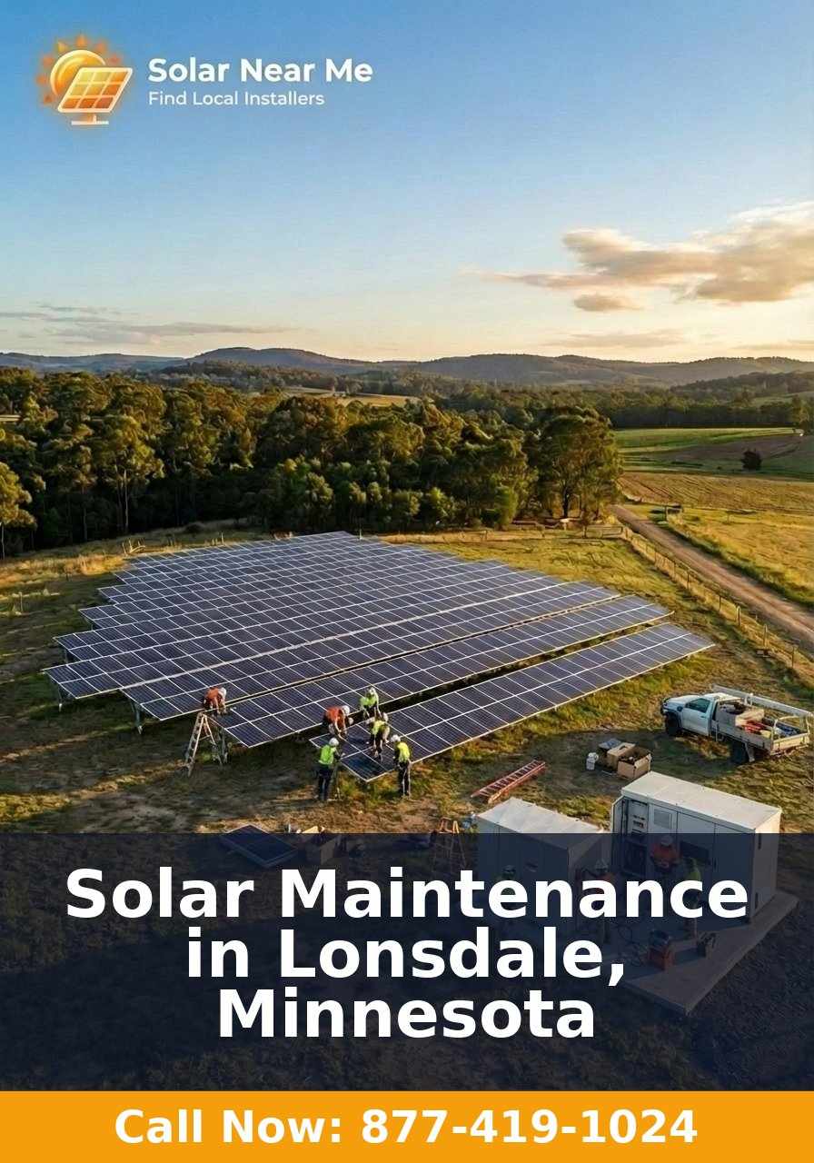 Solar Maintenance in Lonsdale, Minnesota