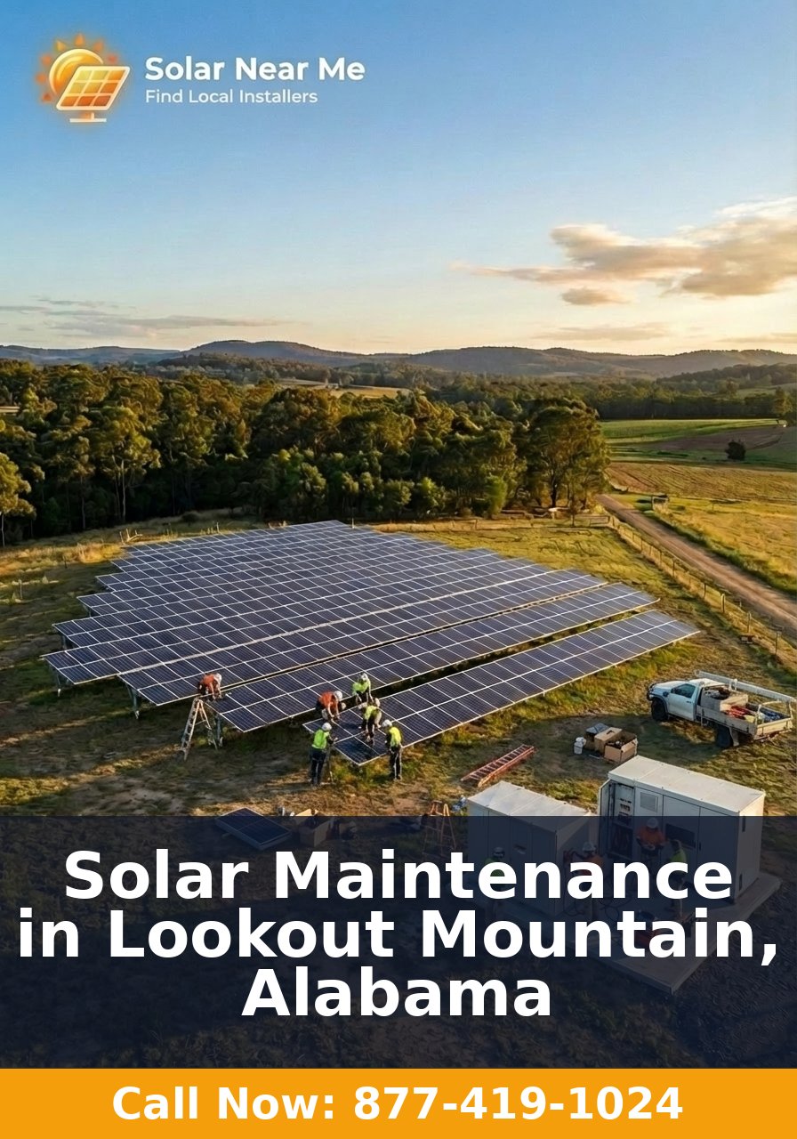 Solar Maintenance in Lookout Mountain, Alabama