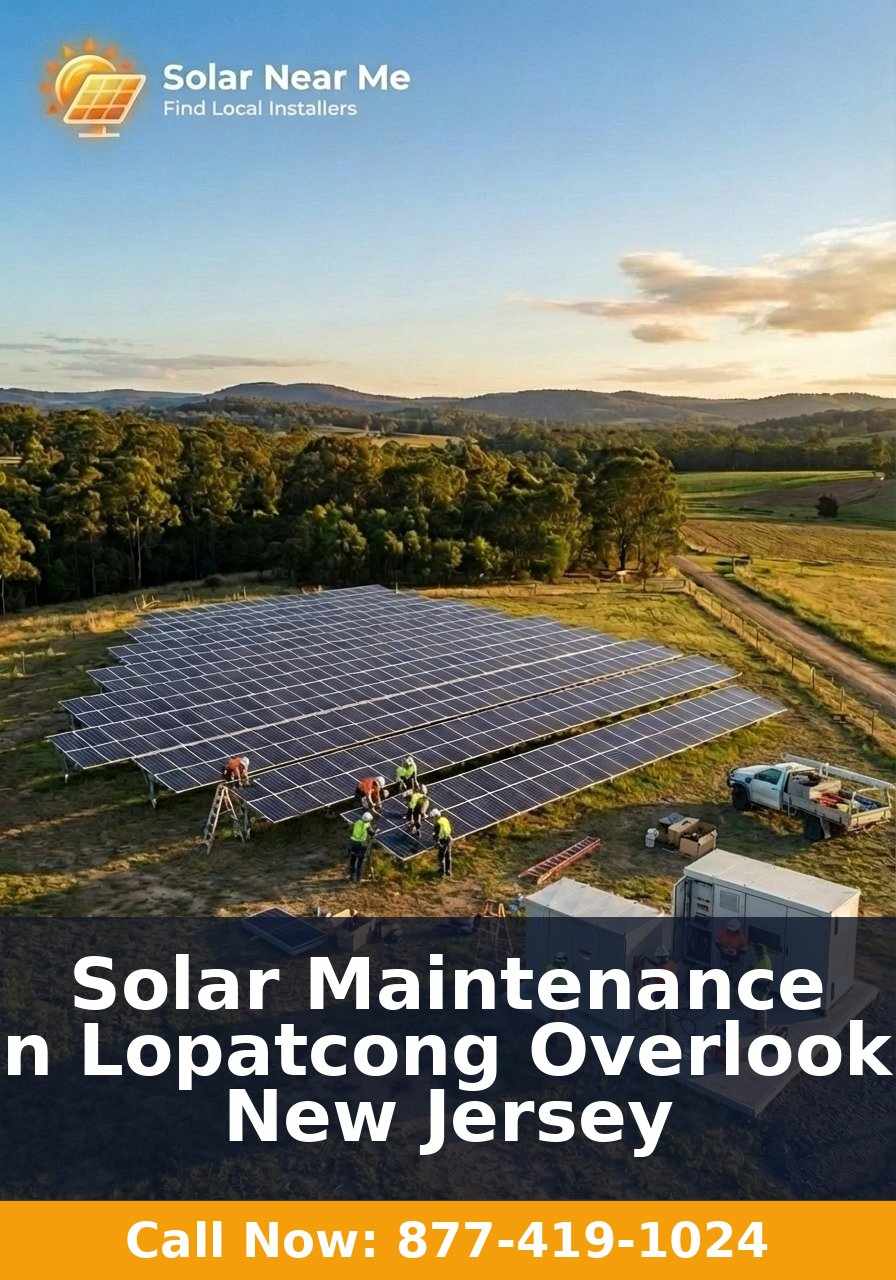 Solar Maintenance in Lopatcong Overlook, New Jersey