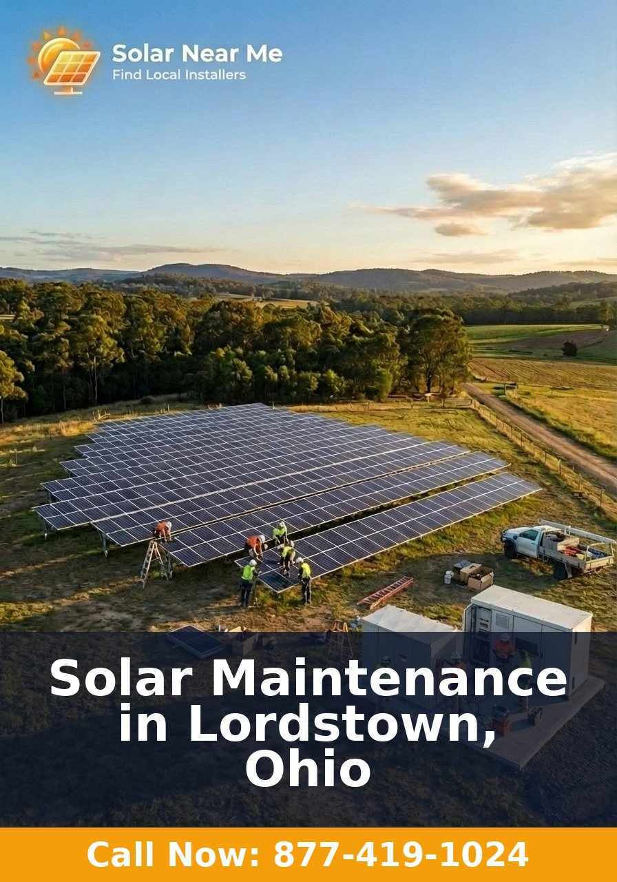 Solar Maintenance in Lordstown, Ohio