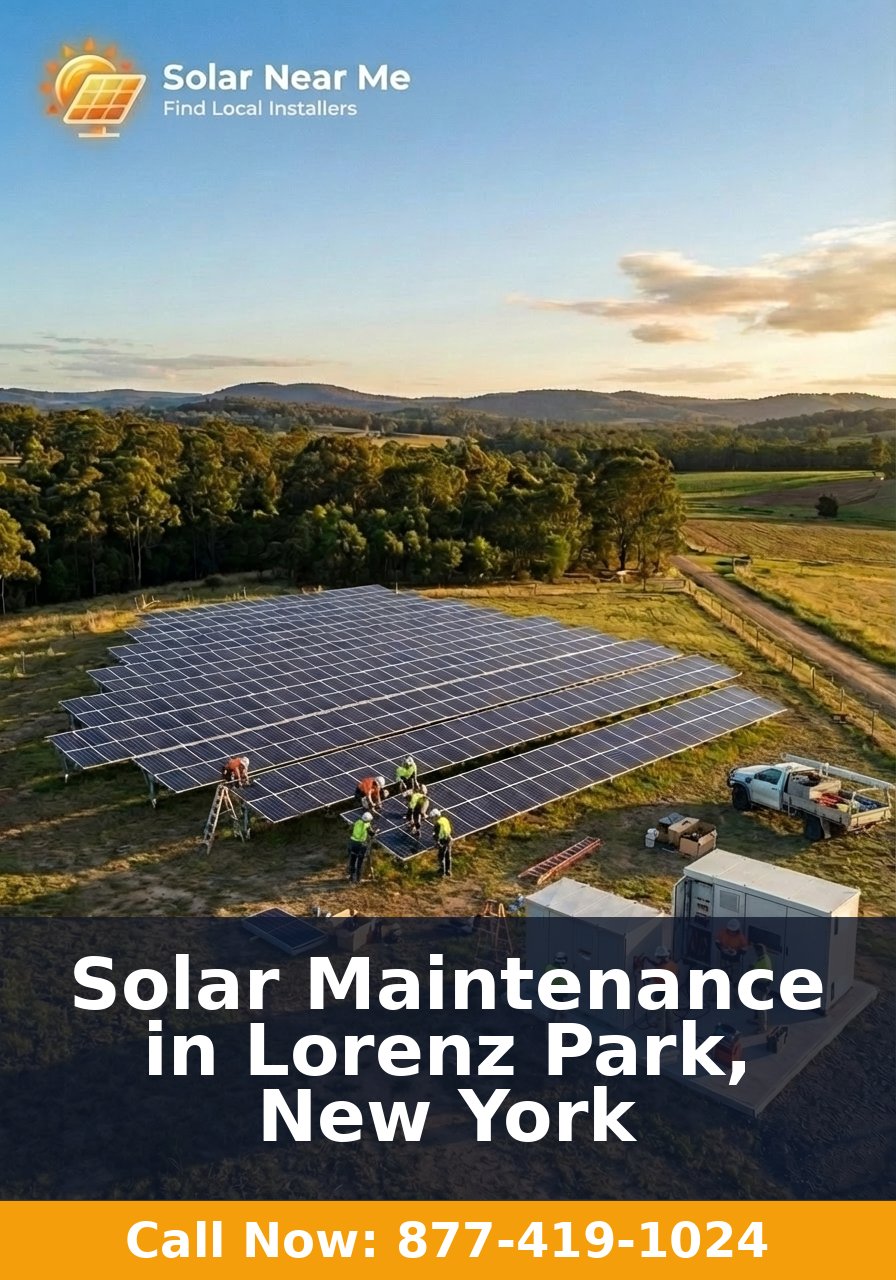 Solar Maintenance in Lorenz Park, New York