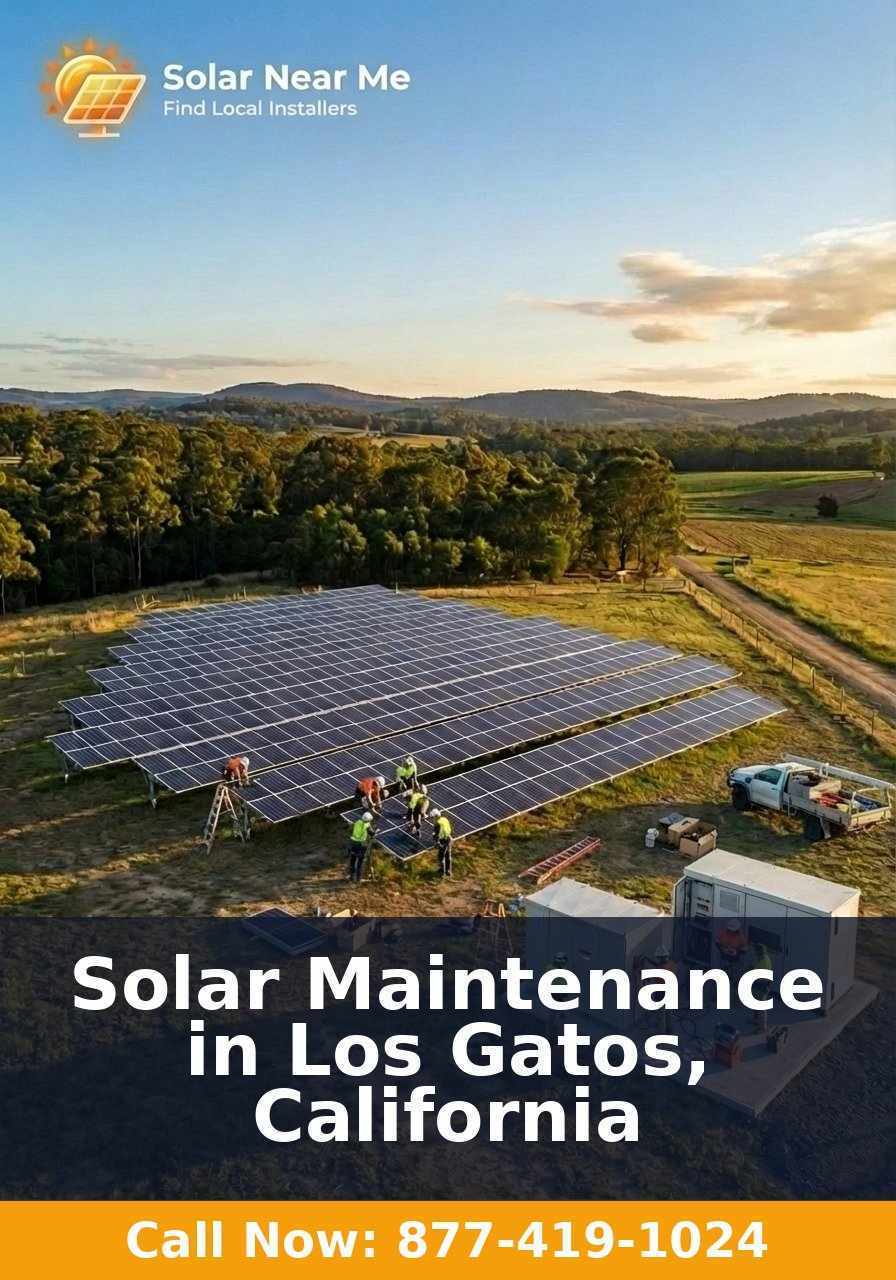 Solar Maintenance in Los Gatos, California