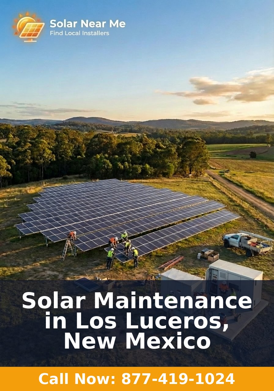Solar Maintenance in Los Luceros, New Mexico