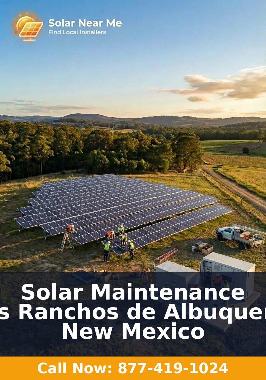 Solar Maintenance in Los Ranchos de Albuquerque, New Mexico