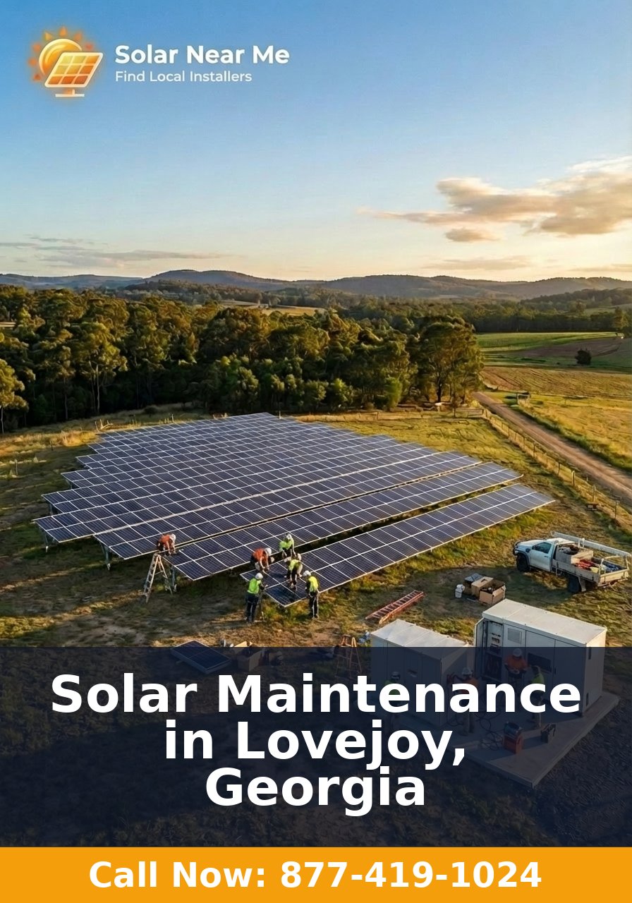 Solar Maintenance in Lovejoy, Georgia