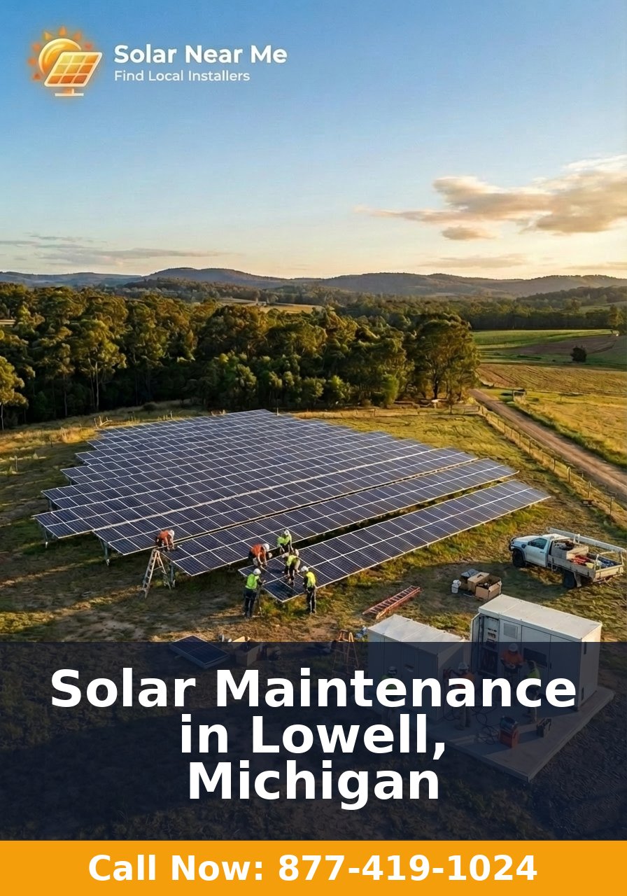 Solar Maintenance in Lowell, Michigan