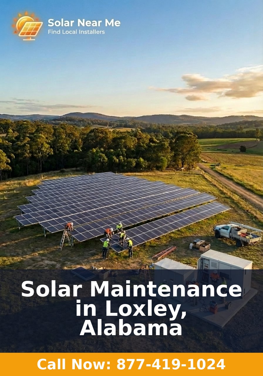 Solar Maintenance in Loxley, Alabama