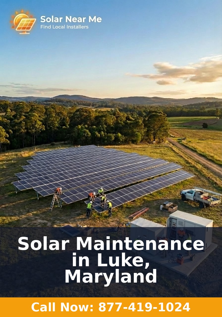 Solar Maintenance in Luke, Maryland