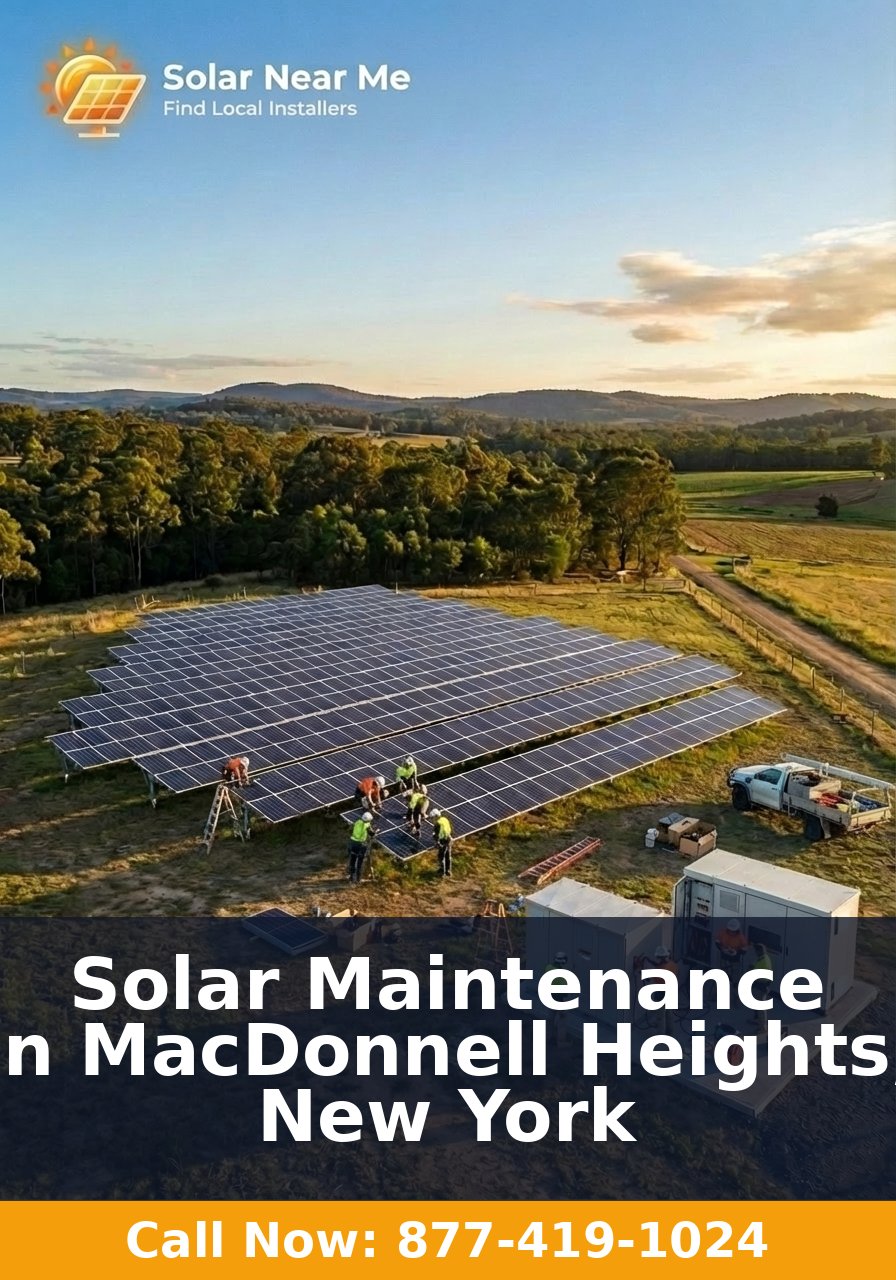 Solar Maintenance in MacDonnell Heights, New York