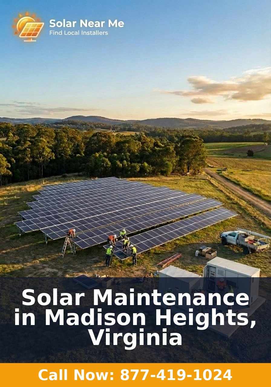 Solar Maintenance in Madison Heights, Virginia