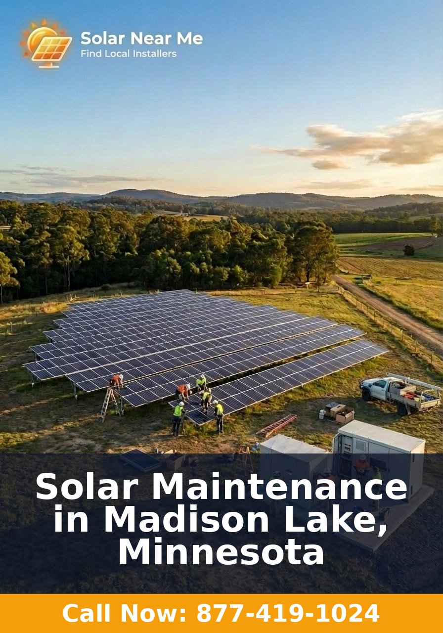 Solar Maintenance in Madison Lake, Minnesota