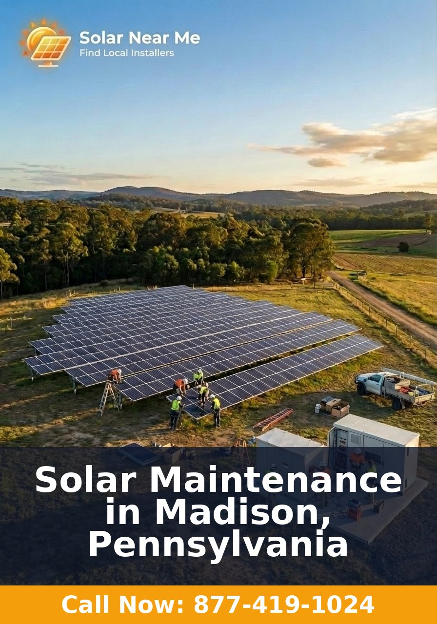 Solar Maintenance in Madison, Pennsylvania