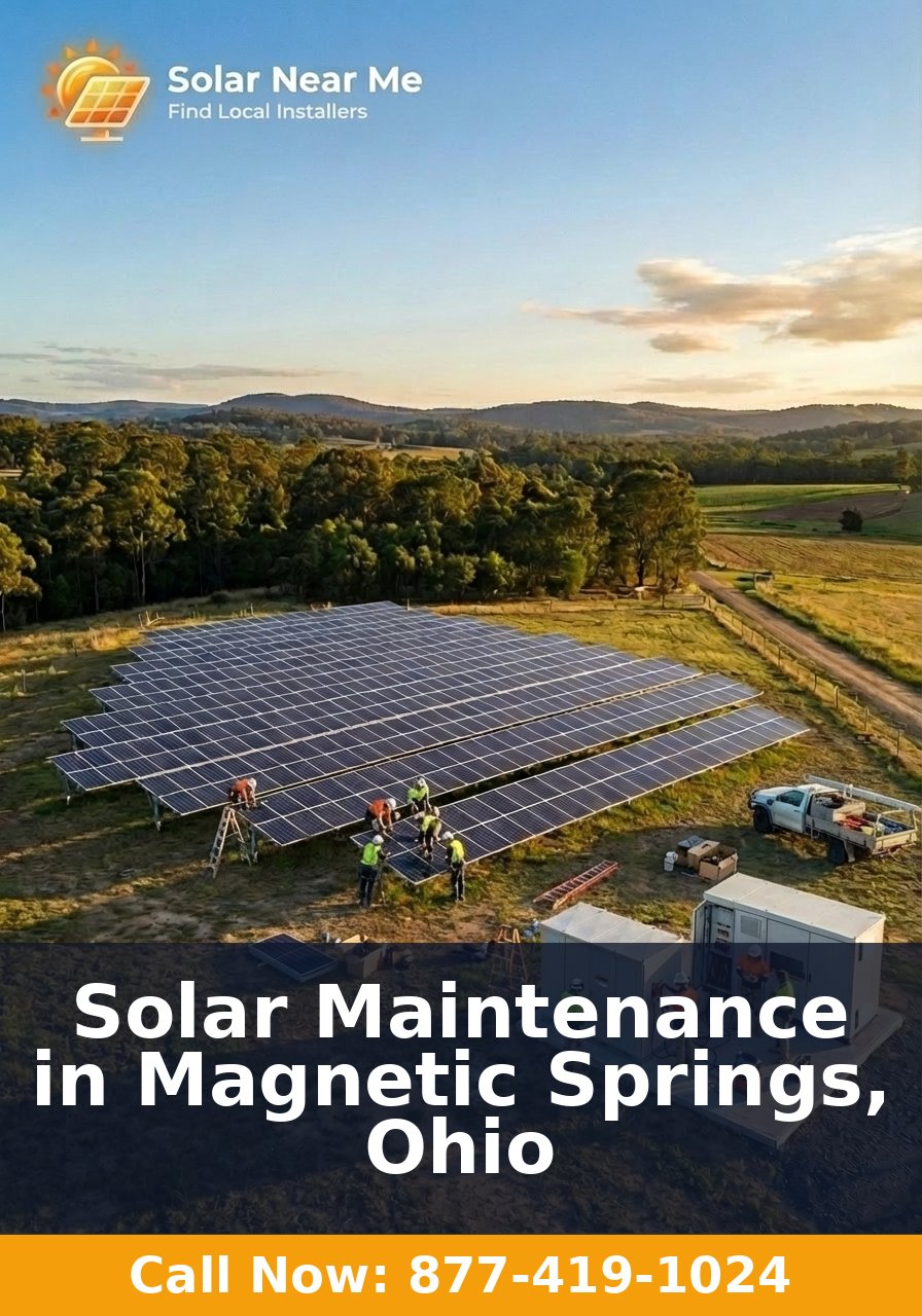 Solar Maintenance in Magnetic Springs, Ohio