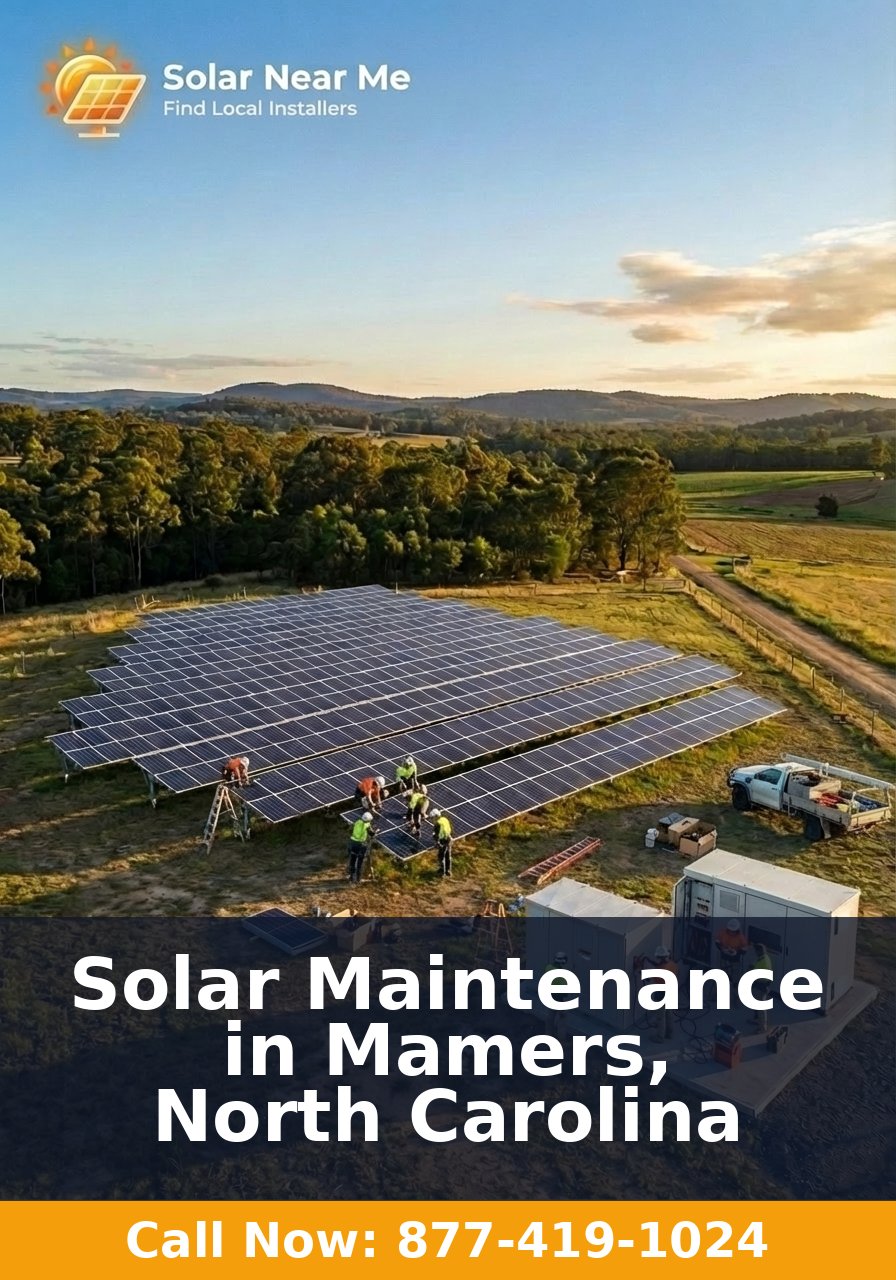 Solar Maintenance in Mamers, North Carolina