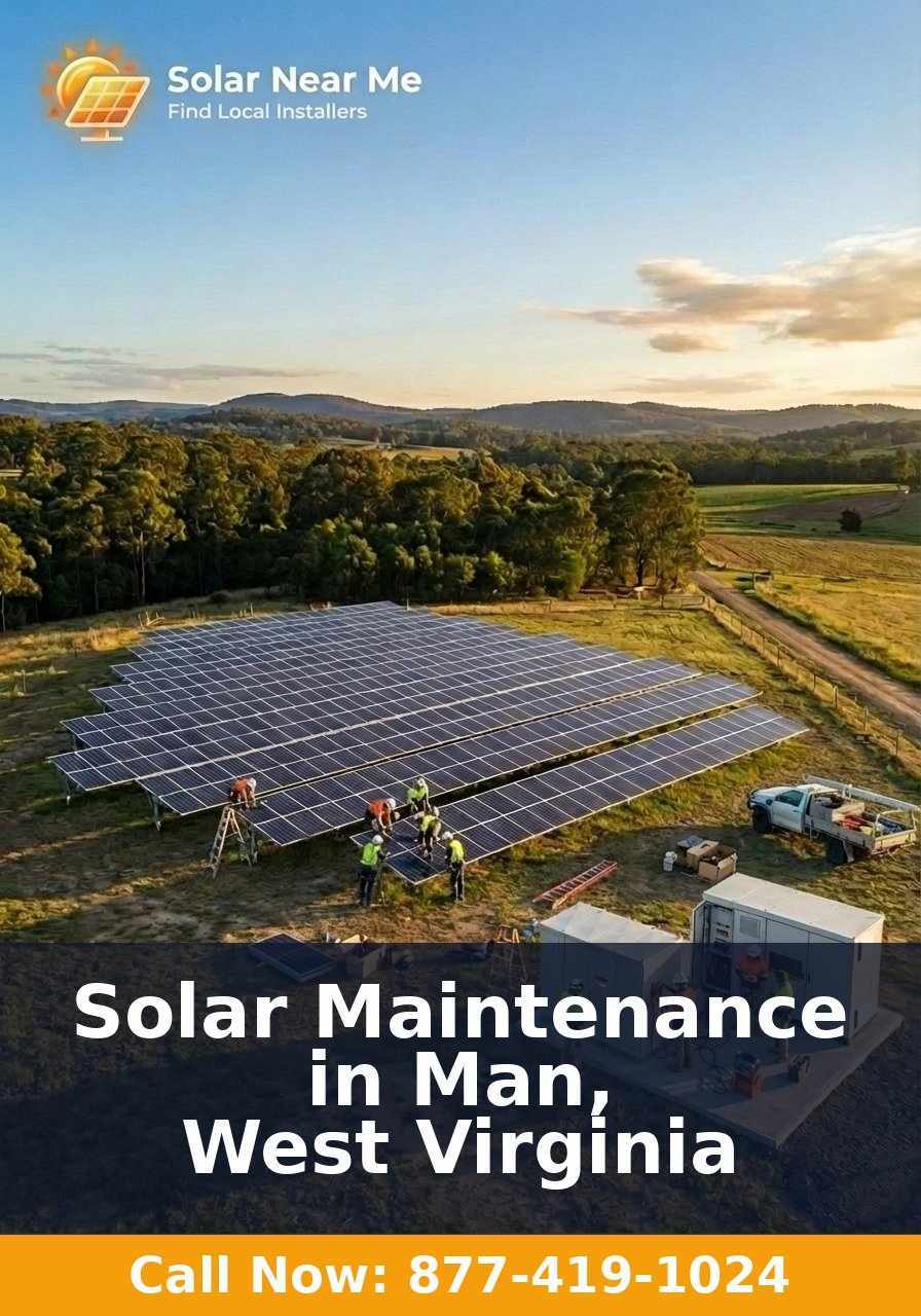 Solar Maintenance in Man, West Virginia