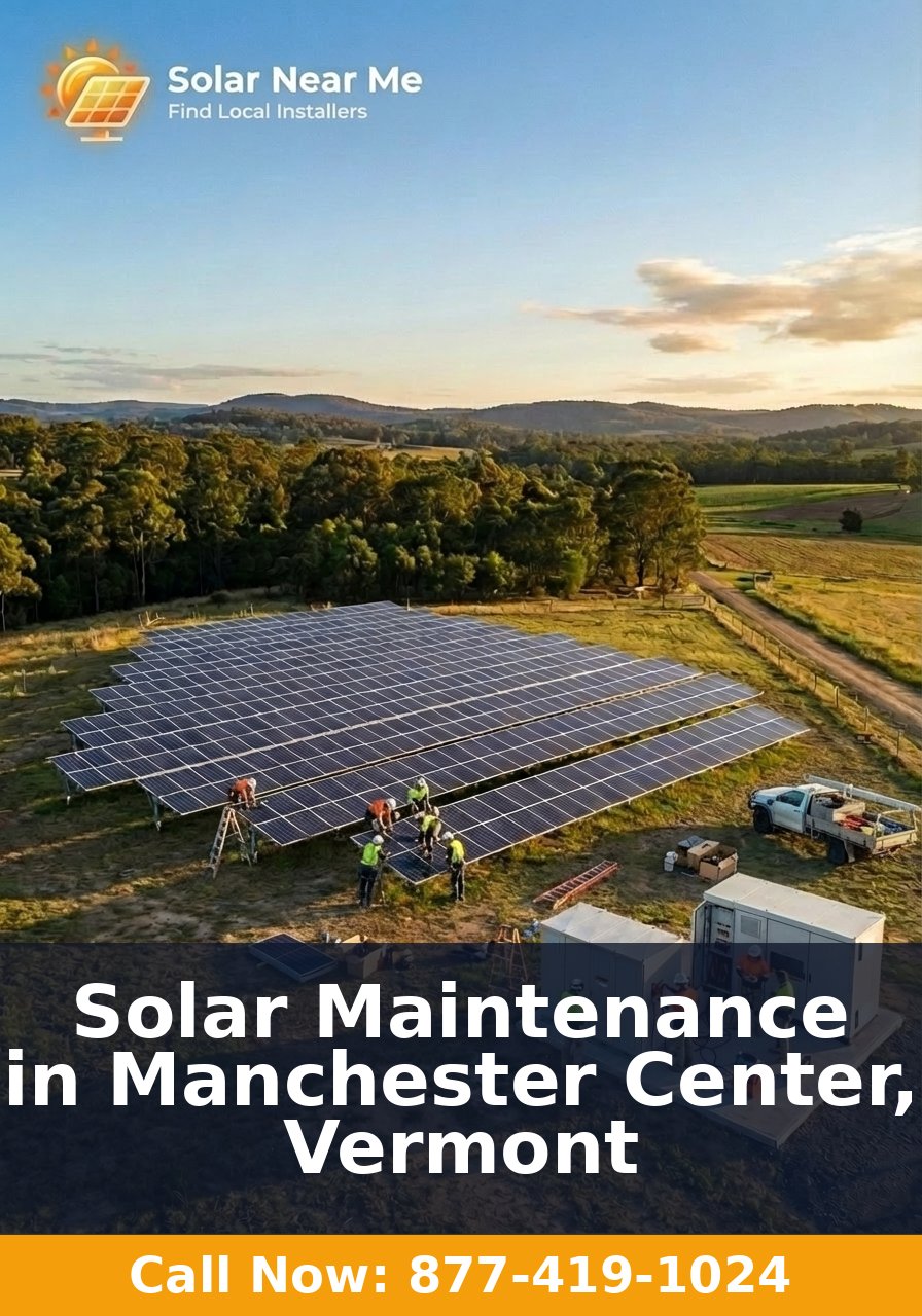 Solar Maintenance in Manchester Center, Vermont