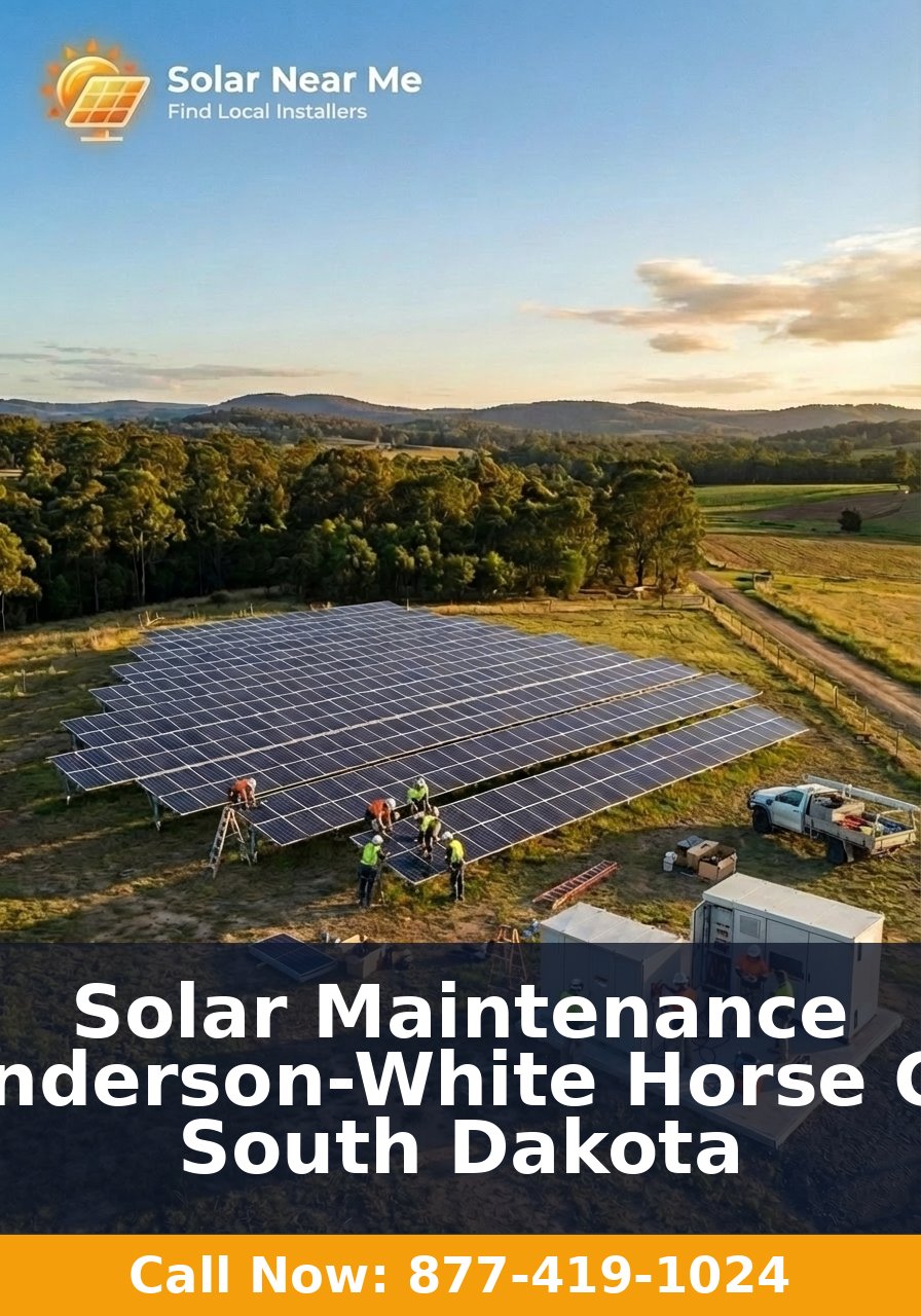 Solar Maintenance in Manderson-White Horse Creek, South Dakota