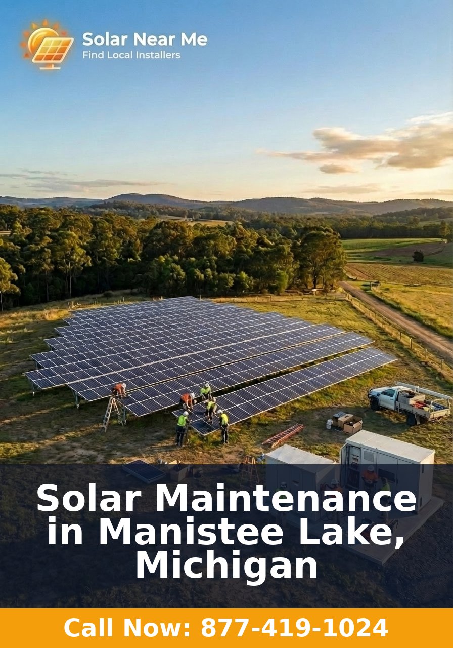 Solar Maintenance in Manistee Lake, Michigan