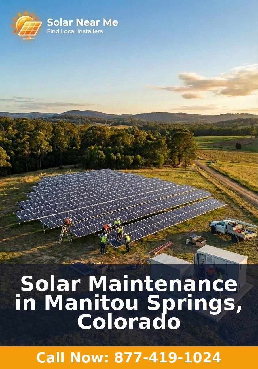 Solar Maintenance in Manitou Springs, Colorado