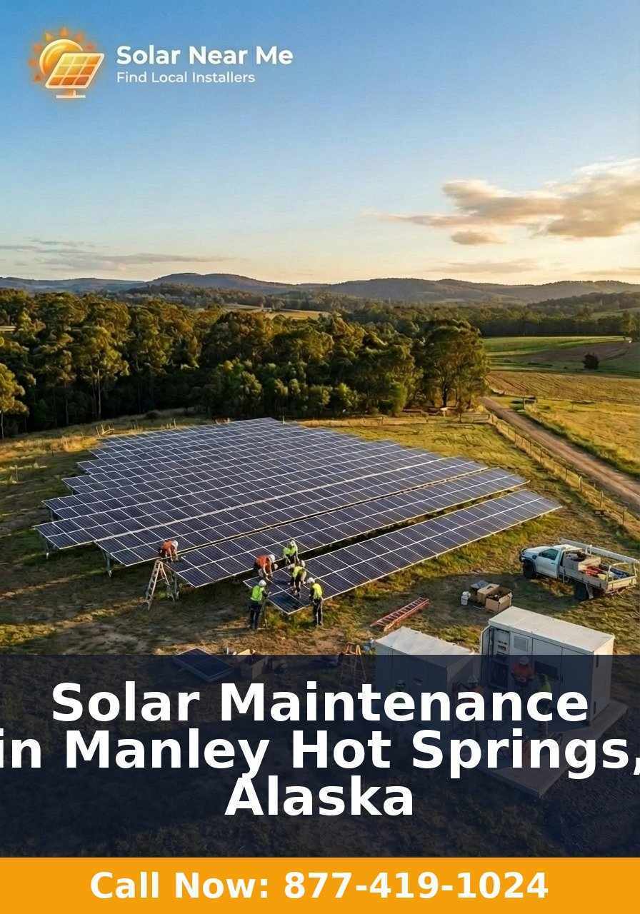 Solar Maintenance in Manley Hot Springs, Alaska