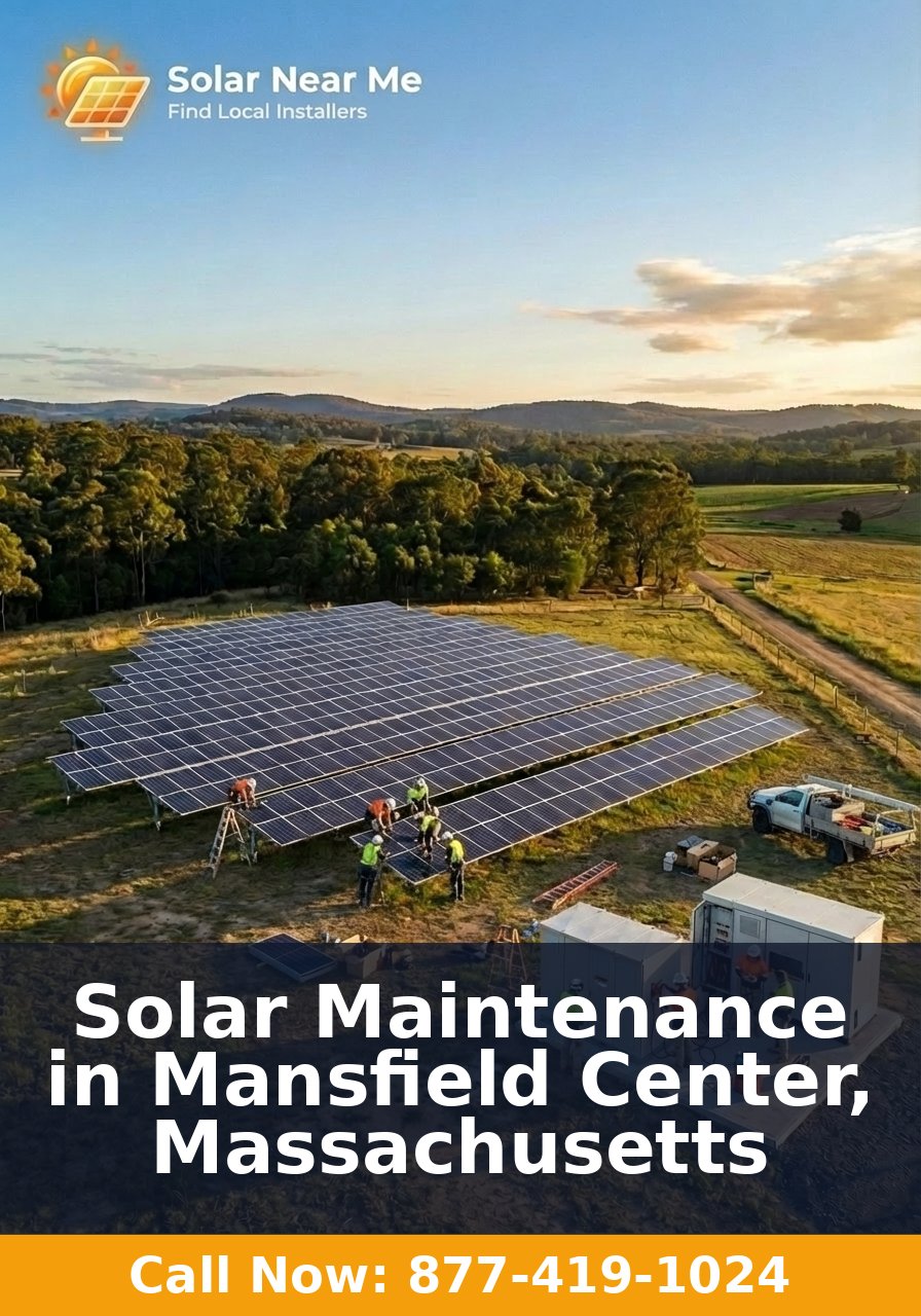 Solar Maintenance in Mansfield Center, Massachusetts