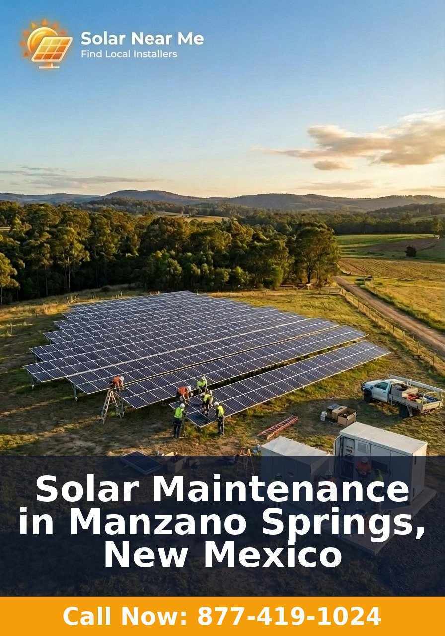 Solar Maintenance in Manzano Springs, New Mexico