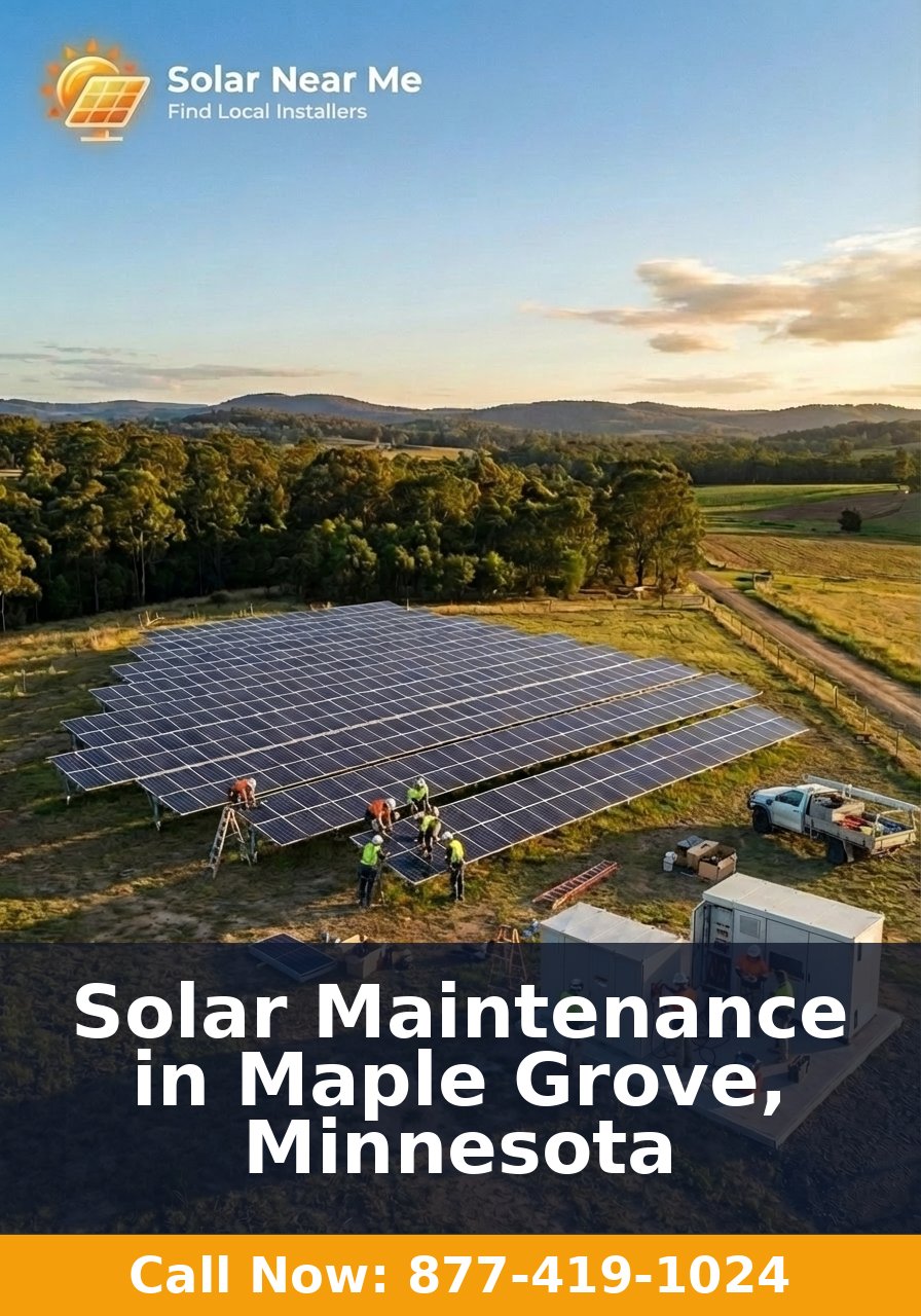 Solar Maintenance in Maple Grove, Minnesota
