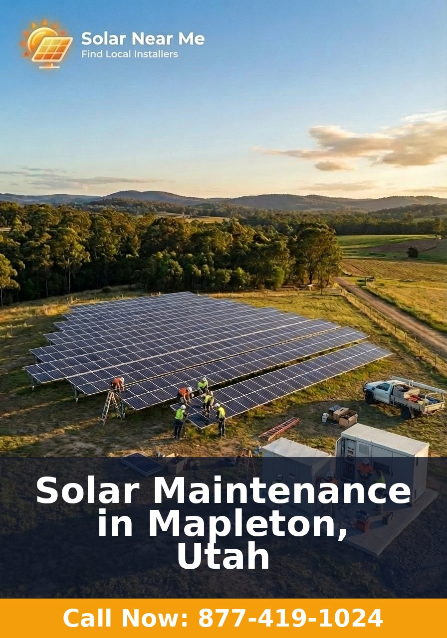 Solar Maintenance in Mapleton, Utah