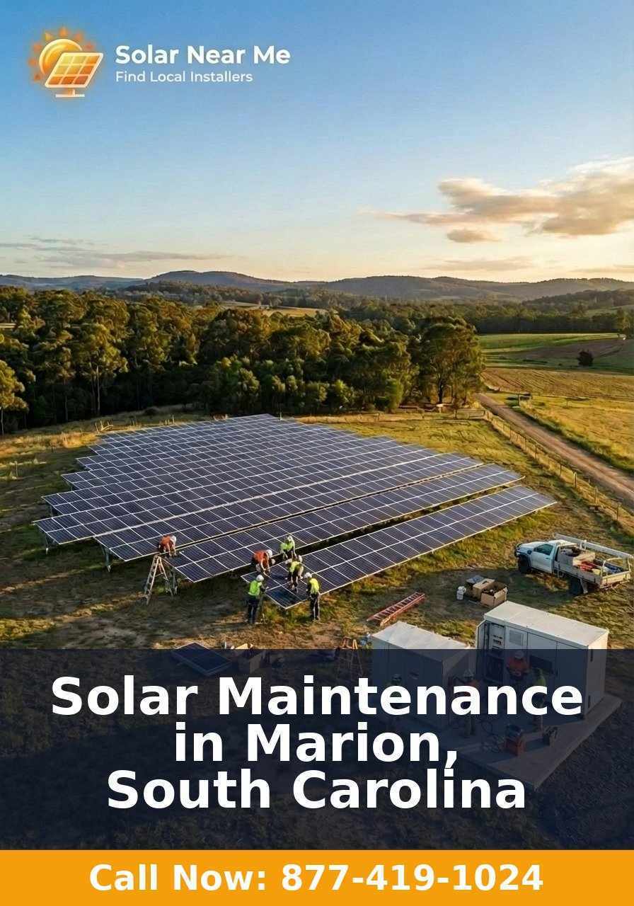 Solar Maintenance in Marion, South Carolina