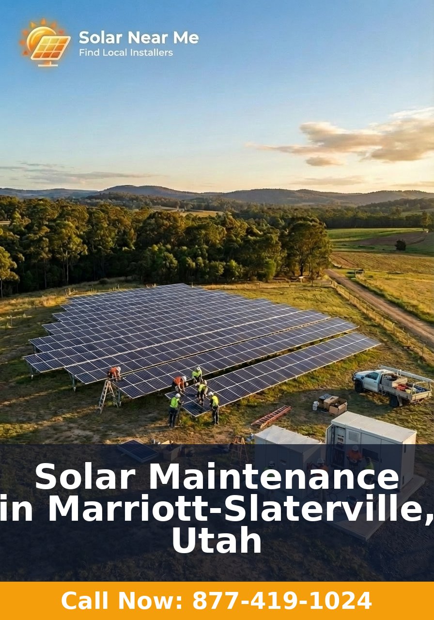 Solar Maintenance in Marriott-Slaterville, Utah