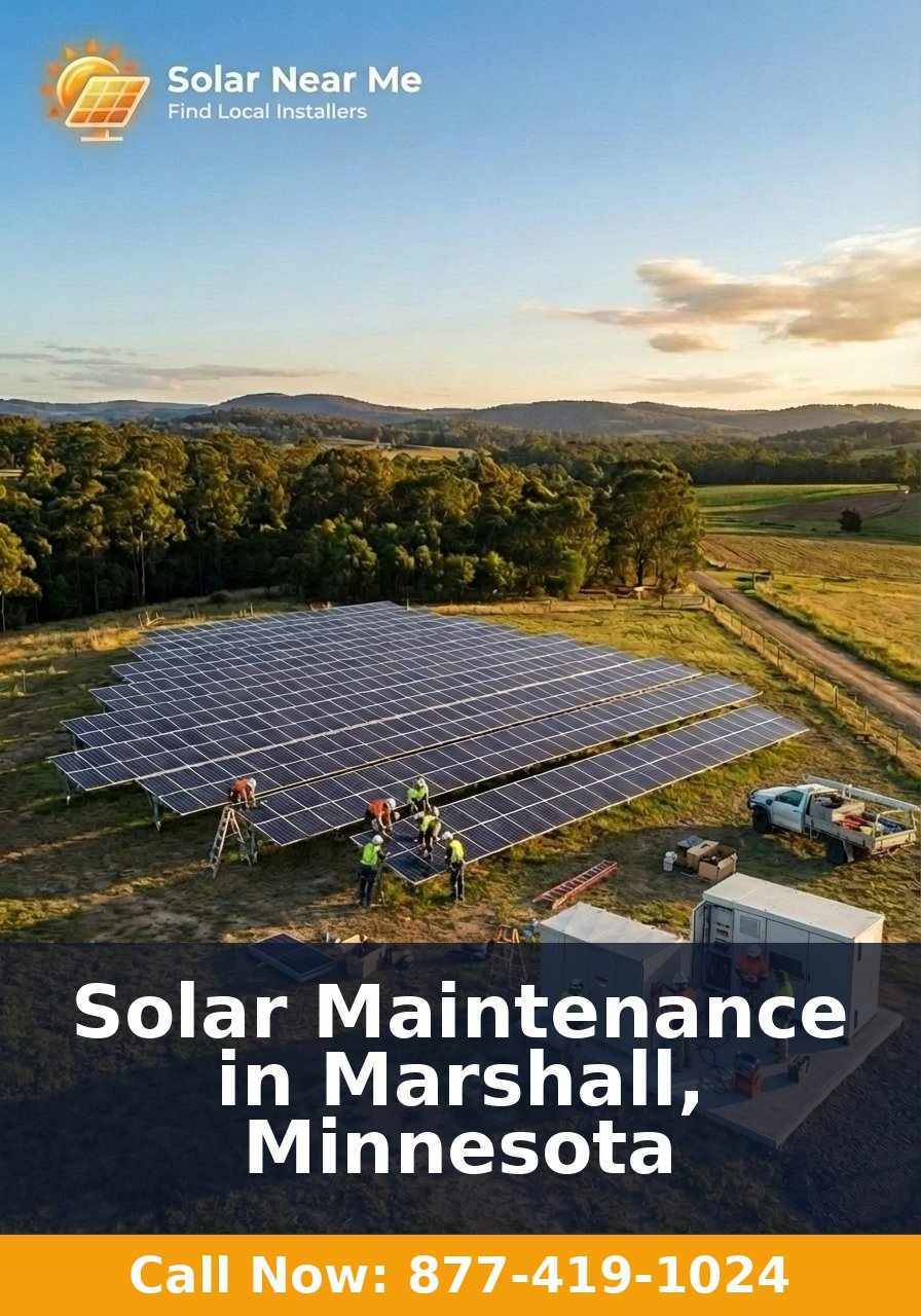 Solar Maintenance in Marshall, Minnesota