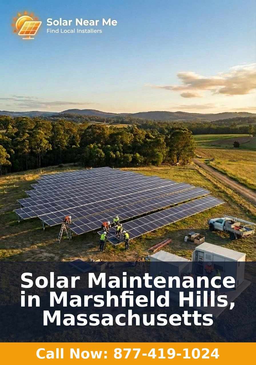 Solar Maintenance in Marshfield Hills, Massachusetts