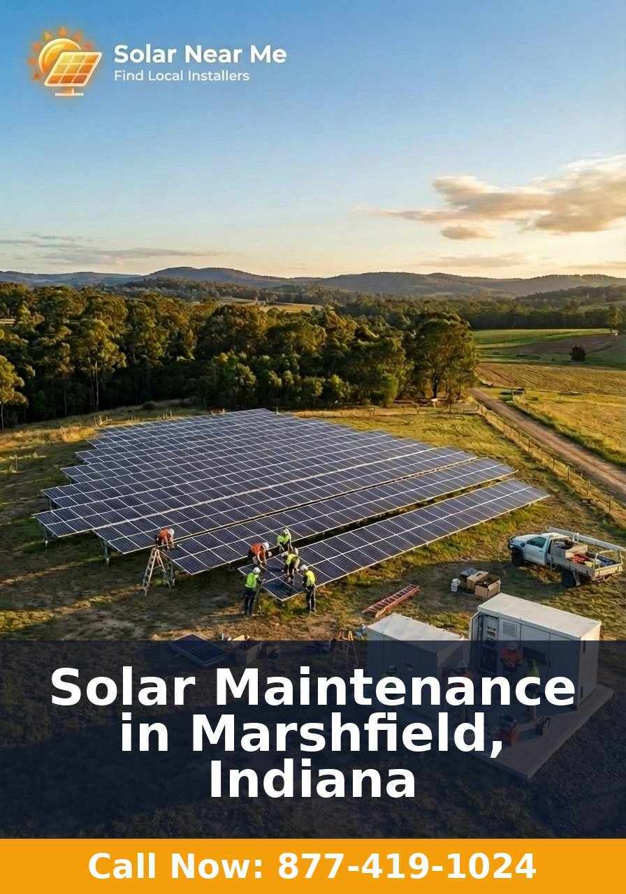 Solar Maintenance in Marshfield, Indiana